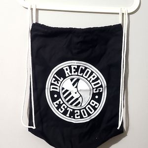 Del Records Draw String Backpack